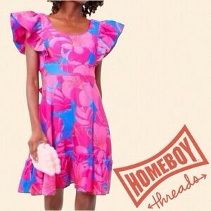 NWT Tuckernuck Pink and Blue Kids Dress SIZE-XXS